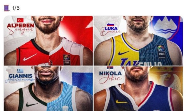 华体会官网-顶级盛宴！FIBA超炫海报宣传欧锦赛：申京东契奇字母哥约基奇领衔